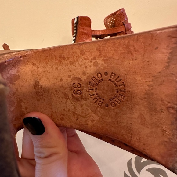 Buttero (Italian brand) pure leather sandals - Picture 5 of 5